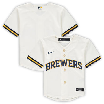 Milwaukee Brewers cream jersey