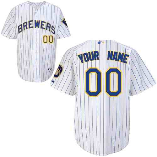 Milwaukee Brewers white jersey