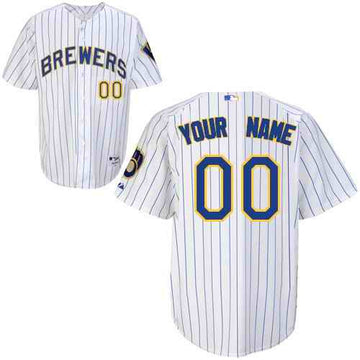 Milwaukee Brewers white jersey