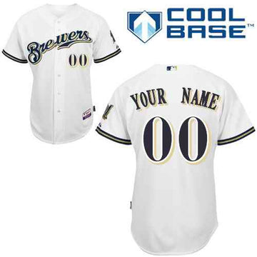 Milwaukee Brewers white jersey