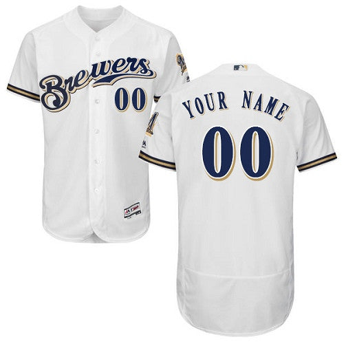 Milwaukee Brewers white jersey