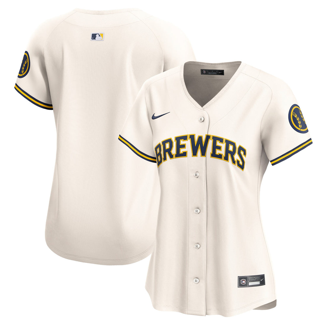 Milwaukee Brewers cream Limited jersey