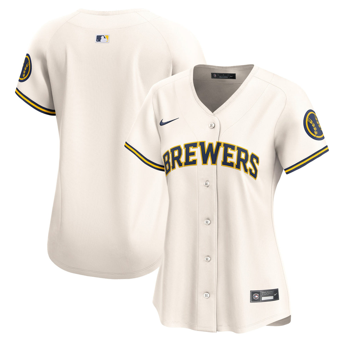 Milwaukee Brewers cream Limited jersey