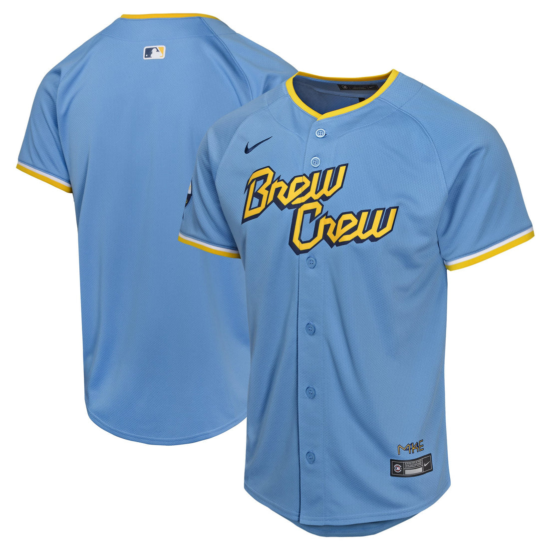 Milwaukee Brewers blue City Connect jersey