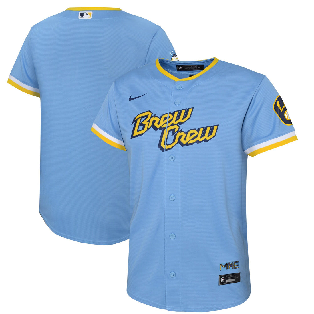 Milwaukee Brewers blue City Connect jersey