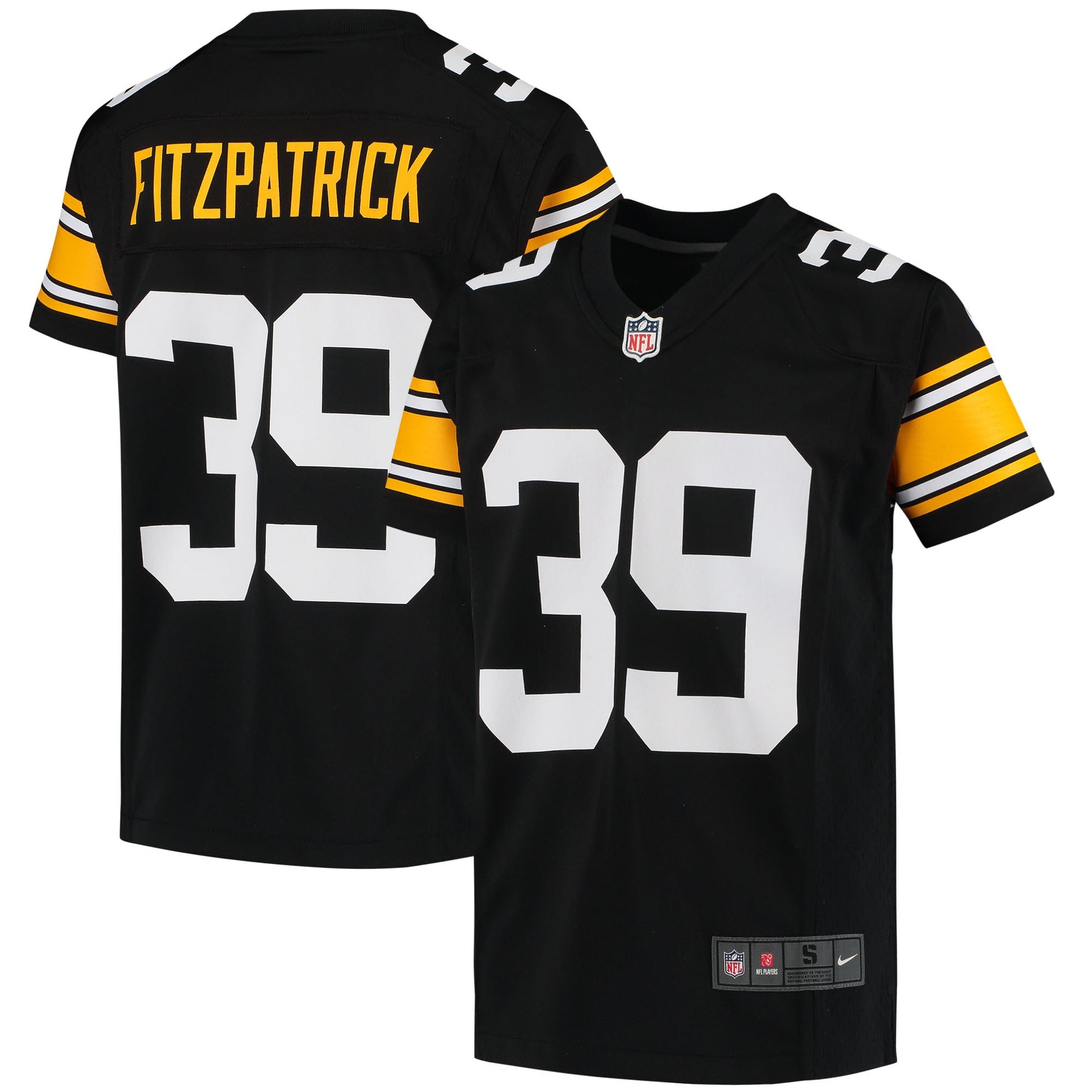 Minkah Fitzpatrick Pittsburgh Steelers black jersey