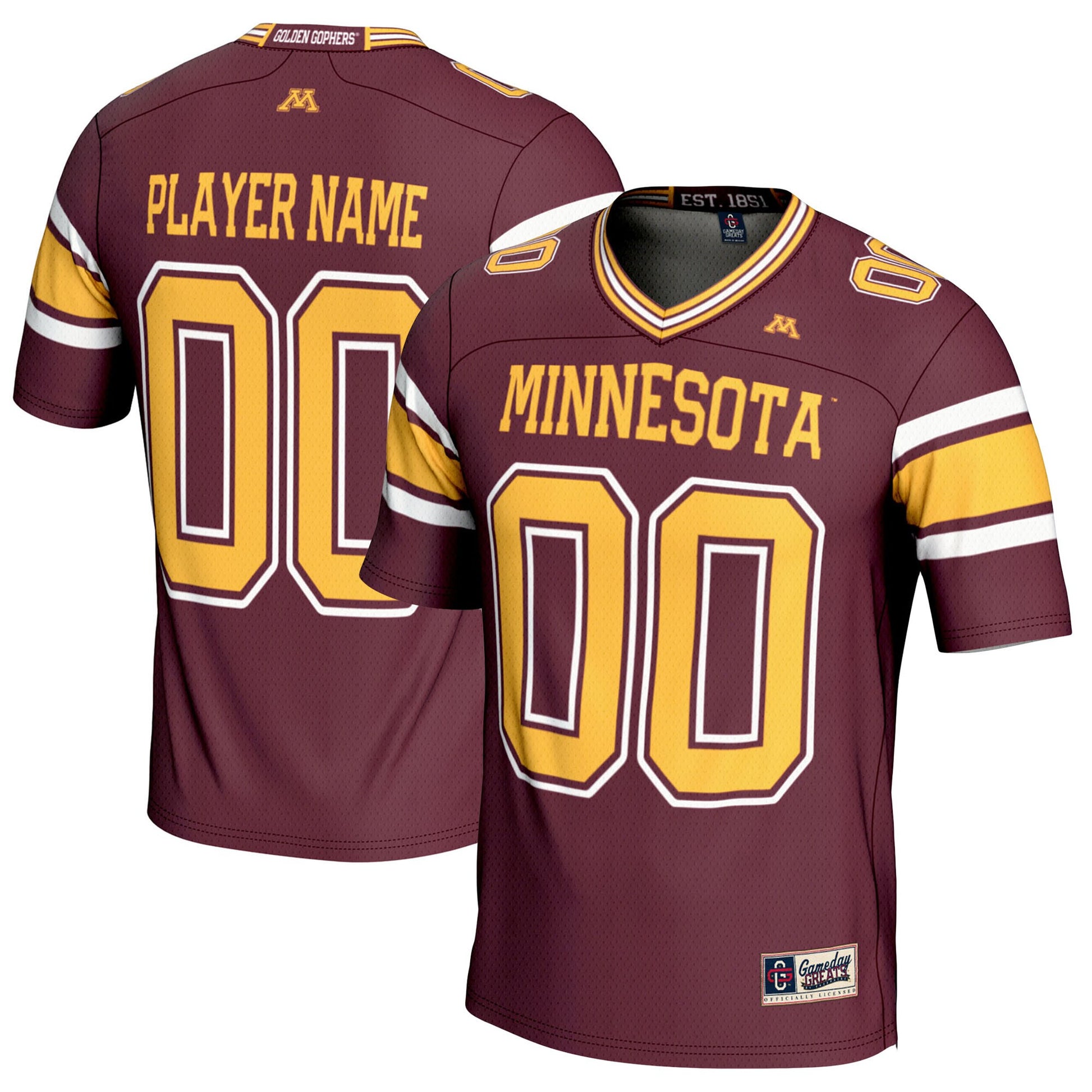 Minnesota Golden Gophers maroon jersey