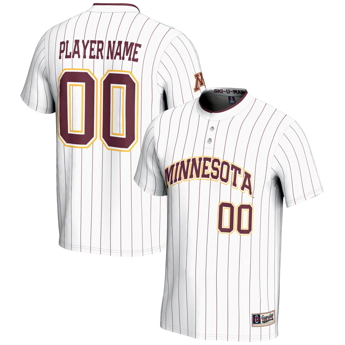 Softball Minnesota Golden Gophers white jersey
