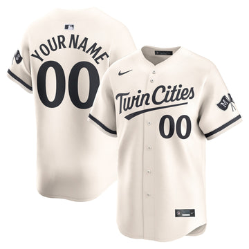 Minnesota Twins cream Limited jersey