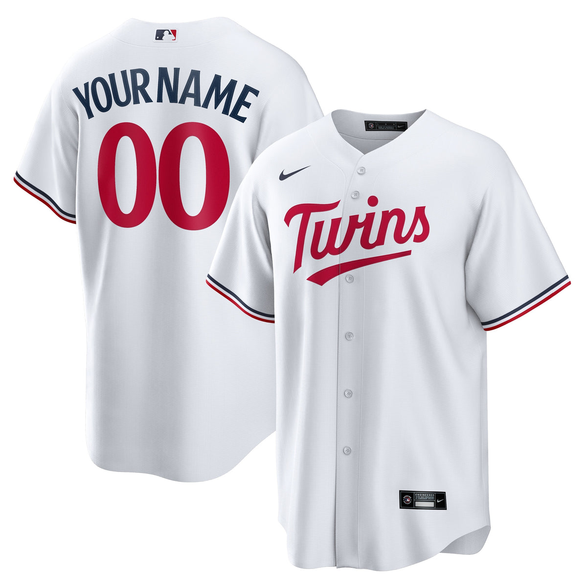 Minnesota Twins white Home jersey