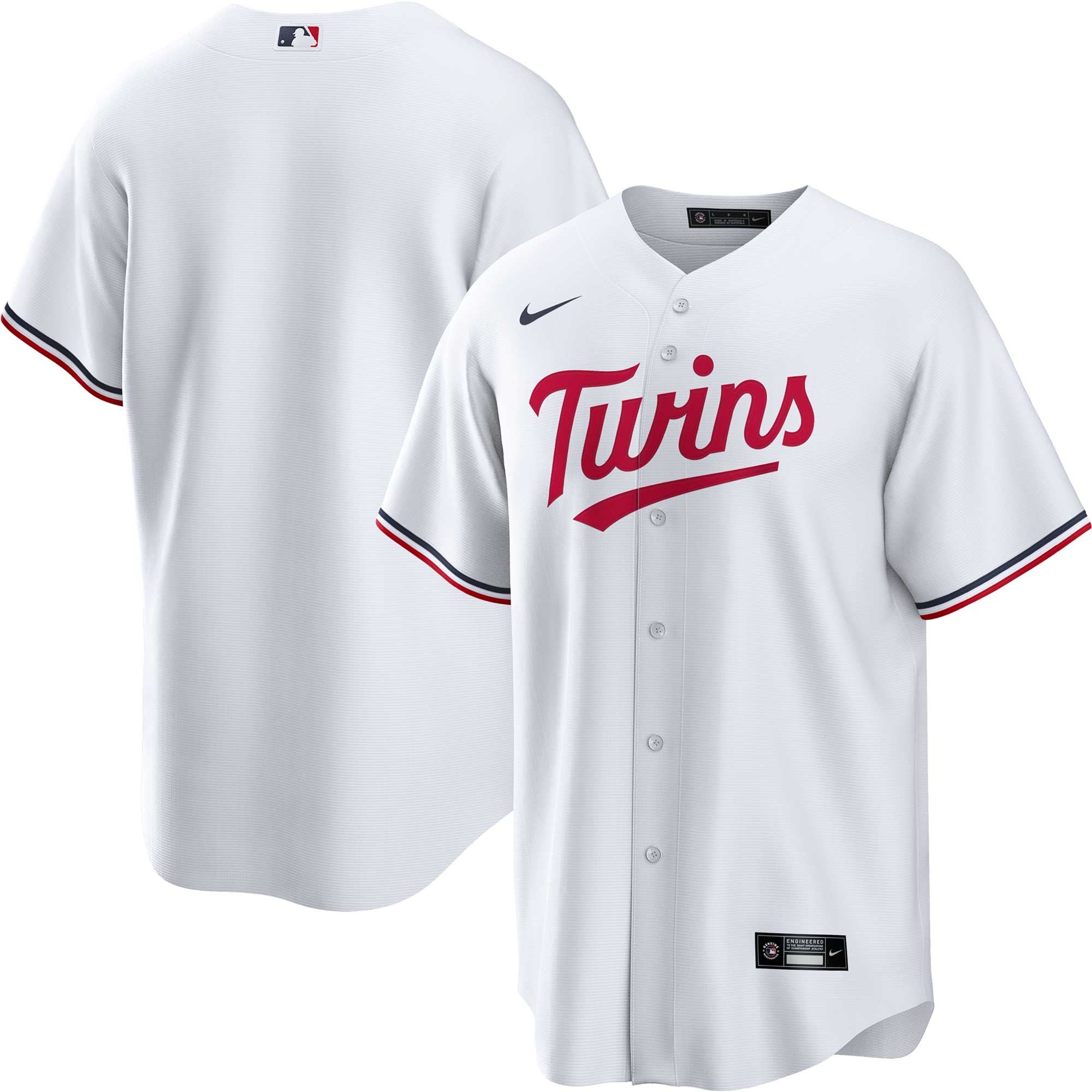 Minnesota Twins white Home jersey