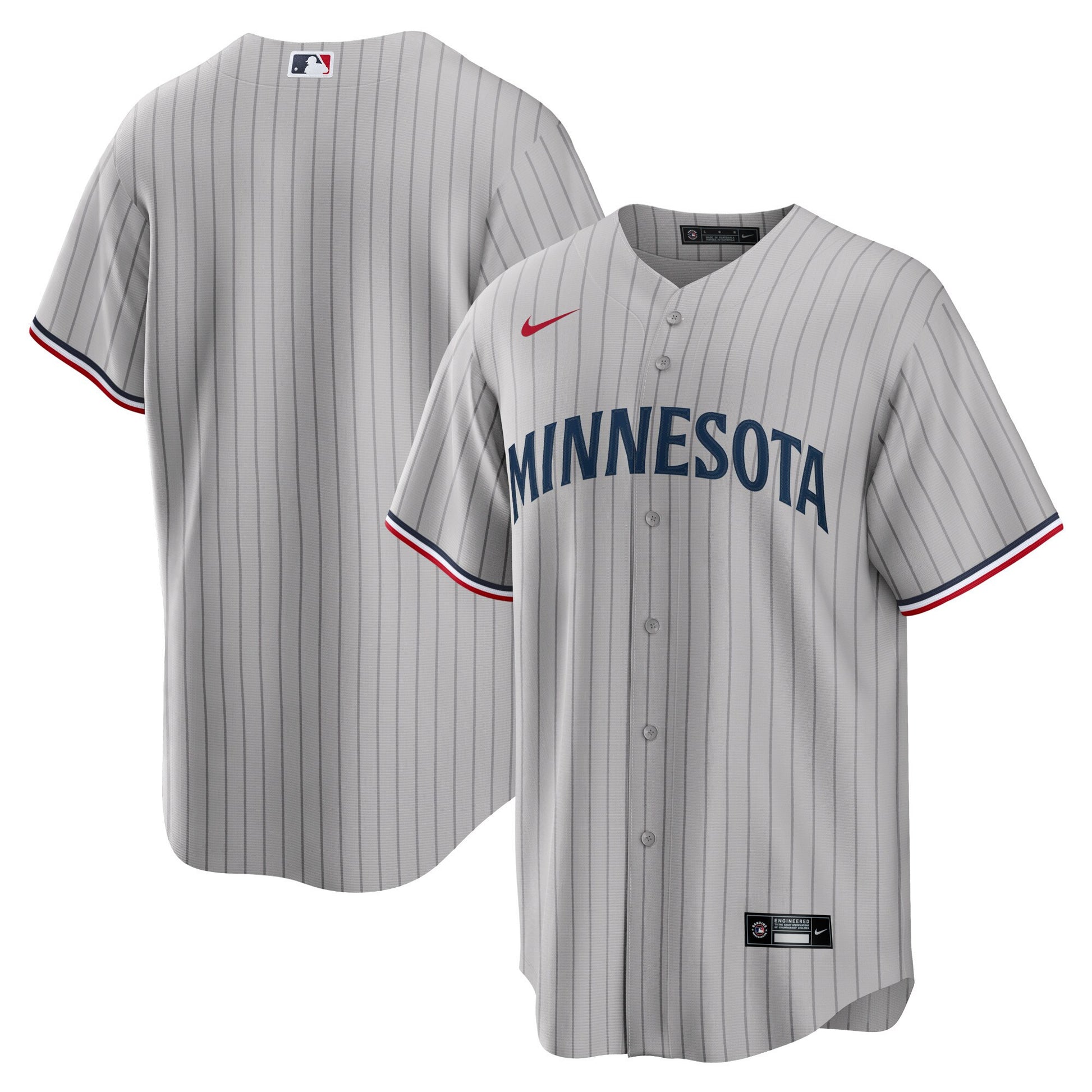Minnesota Twins gray Road jersey