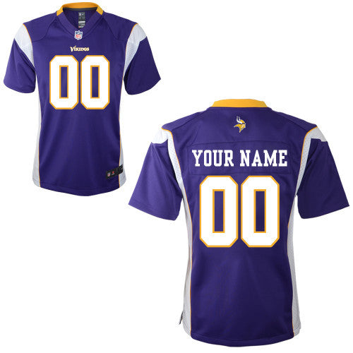 Custom Minnesota Vikings Game jersey