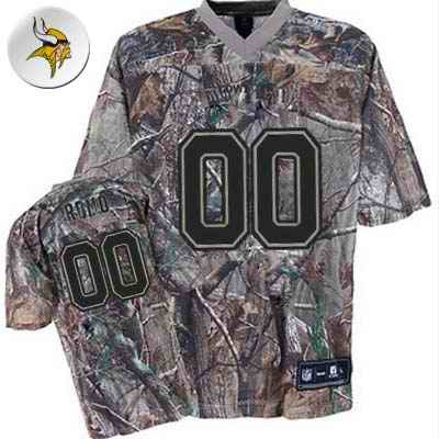 Custom Minnesota Vikings camo Camo jersey
