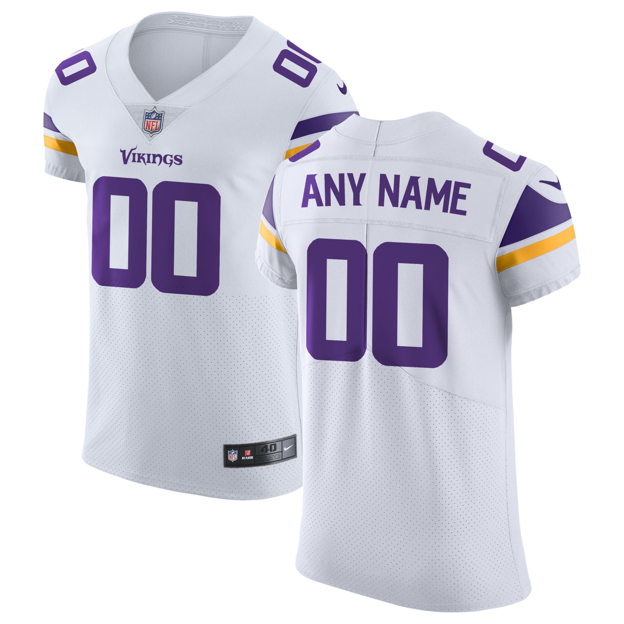 Minnesota Vikings white Vapor jersey