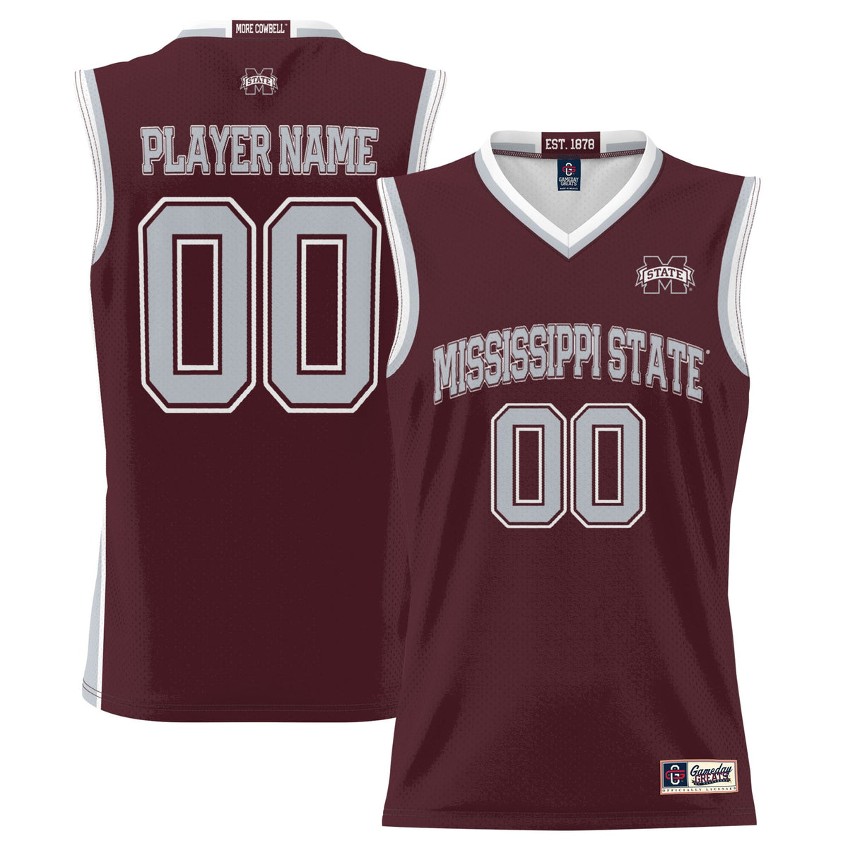 Mississippi State Bulldogs maroon jersey