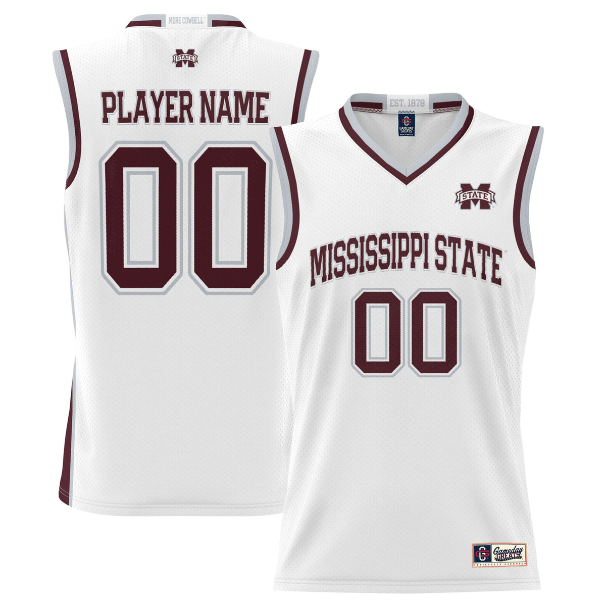 Mississippi State Bulldogs white jersey