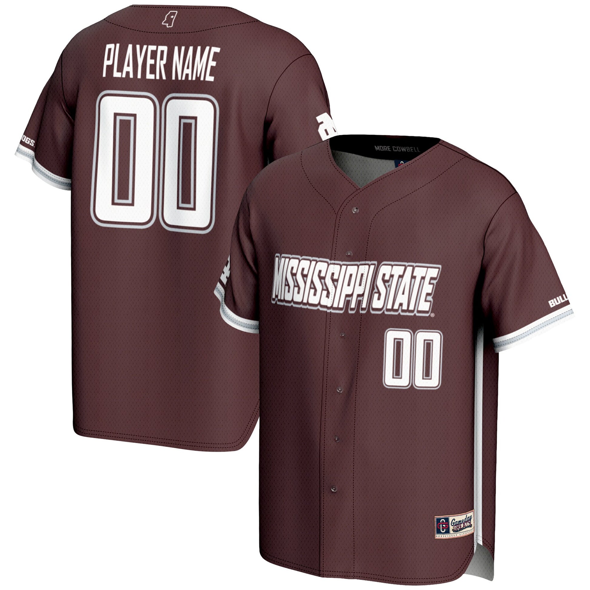Mississippi State Bulldogs maroon jersey