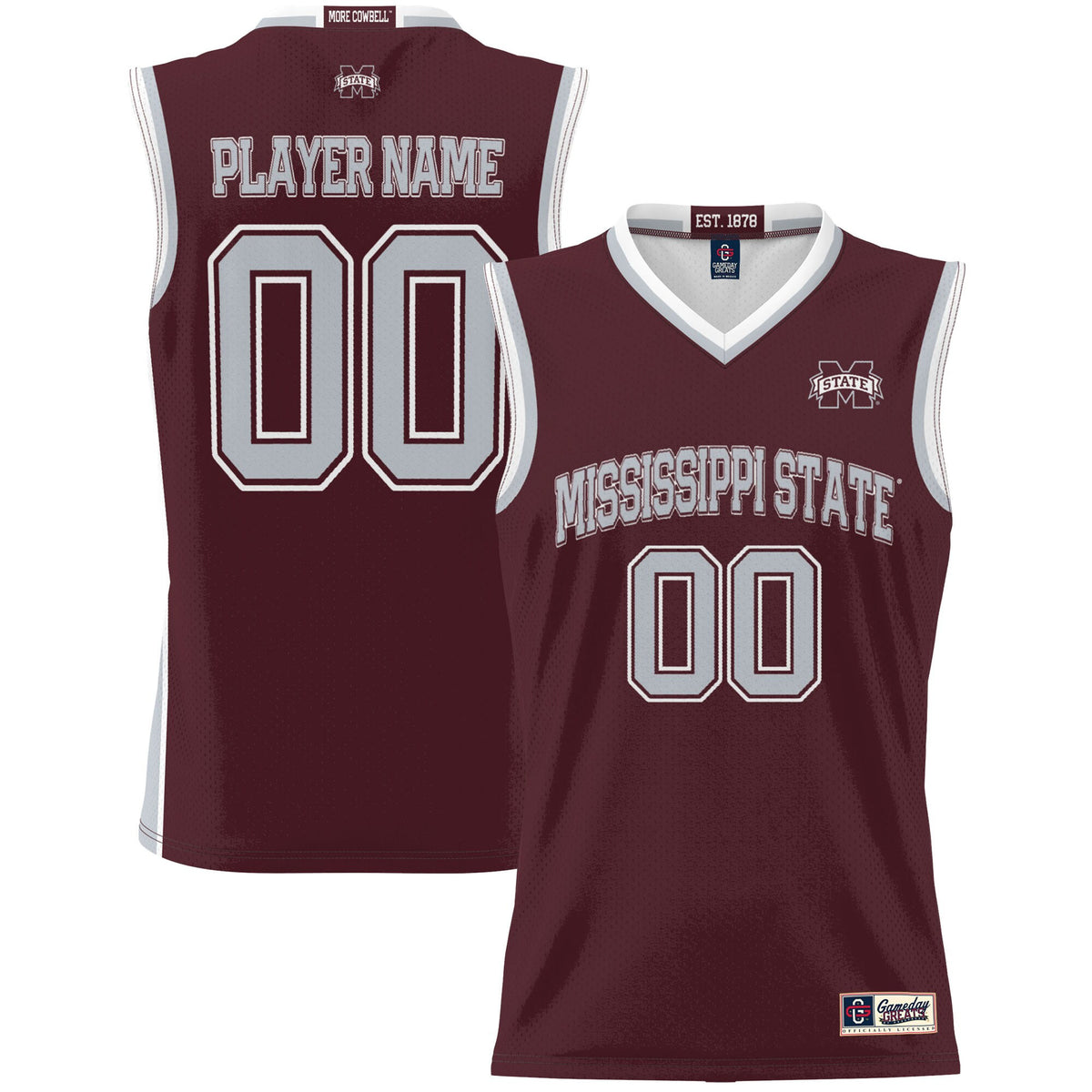 Mississippi State Bulldogs maroon jersey