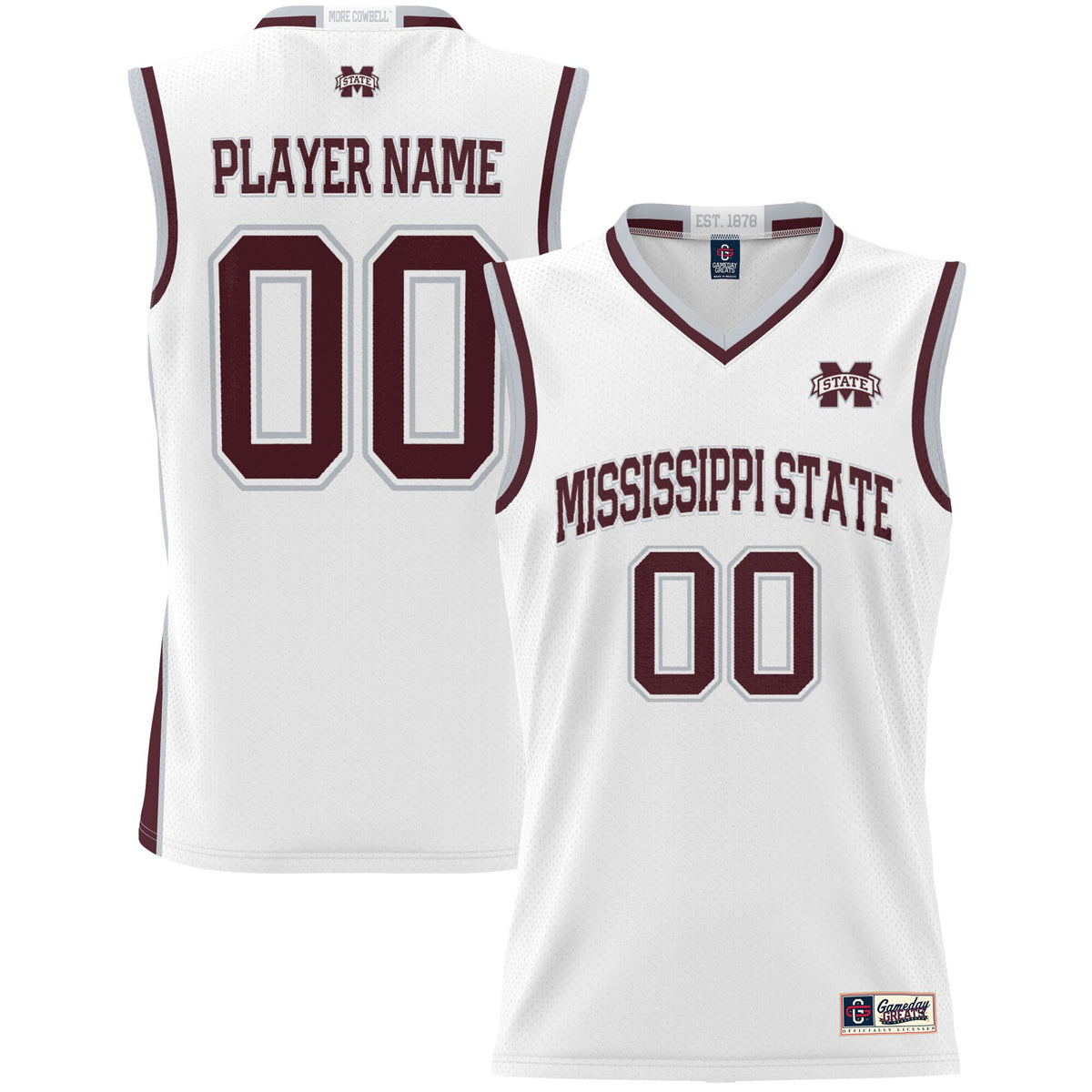 Mississippi State Bulldogs white jersey