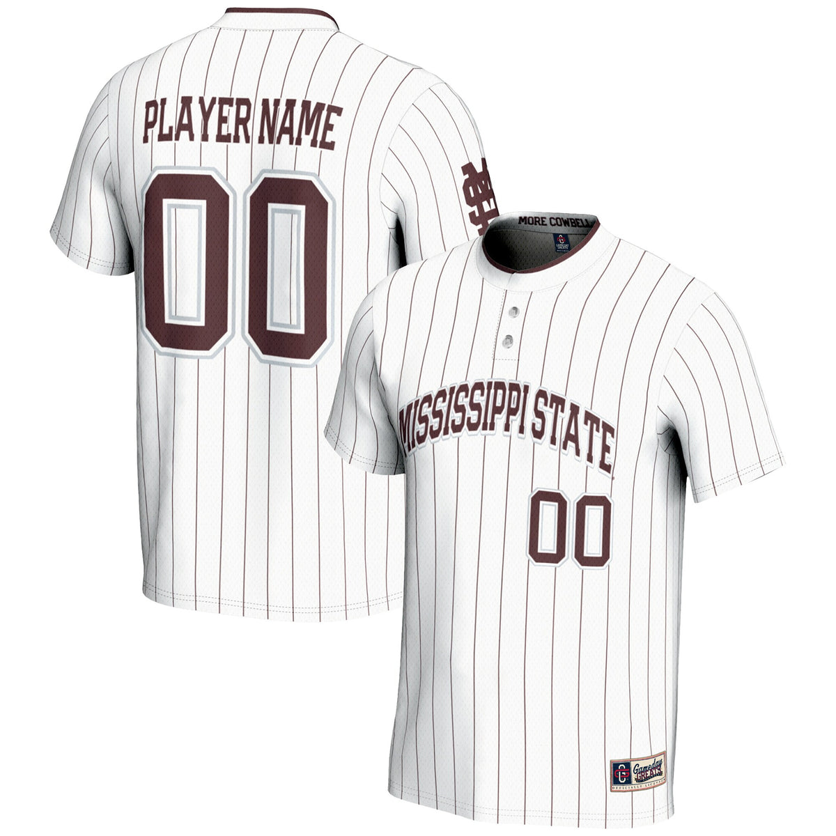 Softball Mississippi State Bulldogs white jersey