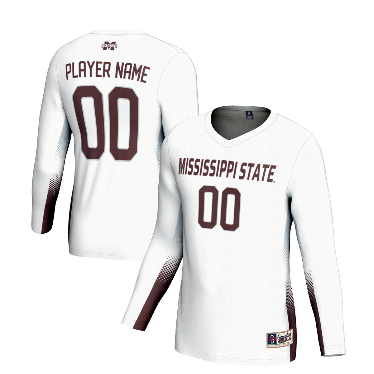 Volleyball Mississippi State Bulldogs white jersey