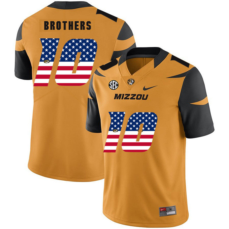 Kentrell Brothers Missouri Tigers gold jersey