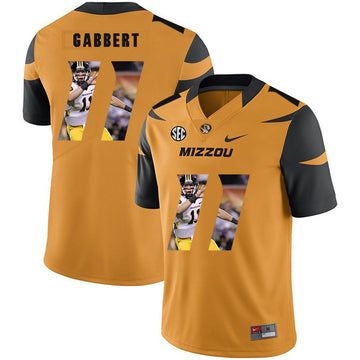 Blaine Gabbert Missouri Tigers gold Fashion jersey