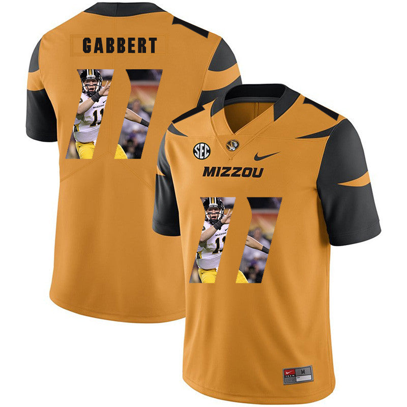 Blaine Gabbert Missouri Tigers gold Fashion jersey
