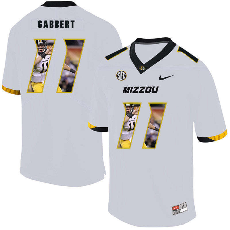 Blaine Gabbert Missouri Tigers white Fashion jersey