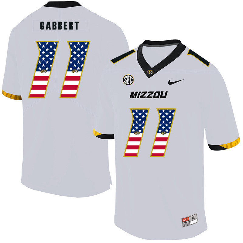 Blaine Gabbert Missouri Tigers white jersey