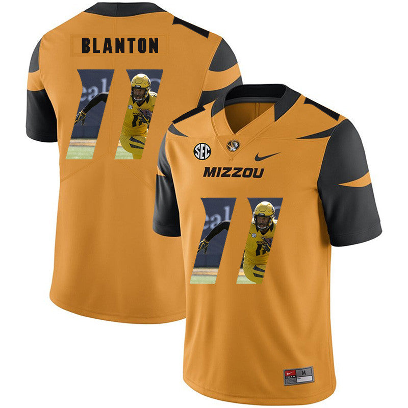 Kendall Blanton Missouri Tigers gold Fashion jersey