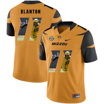 Kendall Blanton Missouri Tigers gold Fashion jersey