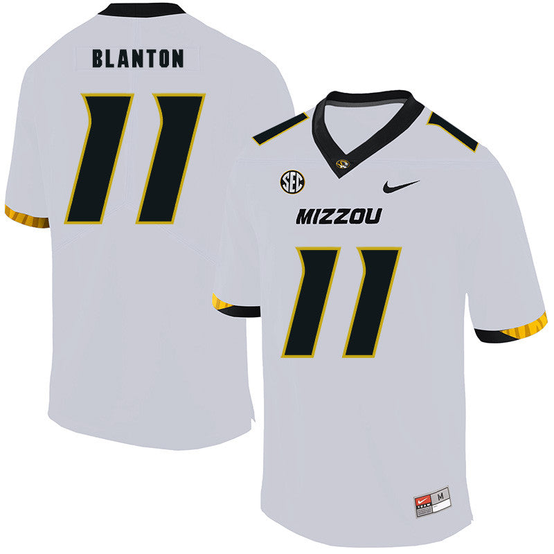 Kendall Blanton Missouri Tigers white jersey