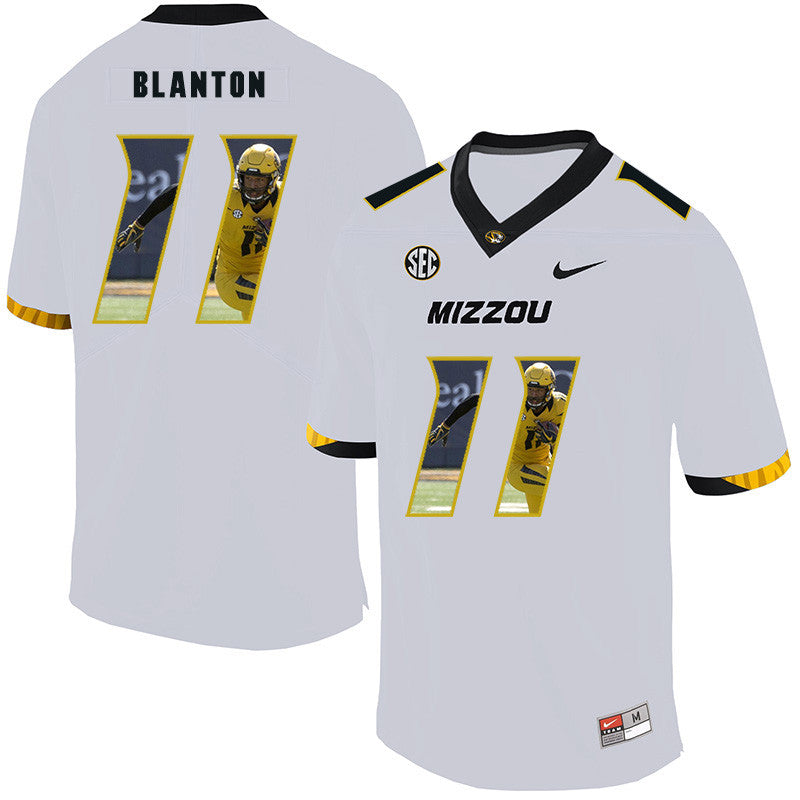 Kendall Blanton Missouri Tigers white Fashion jersey