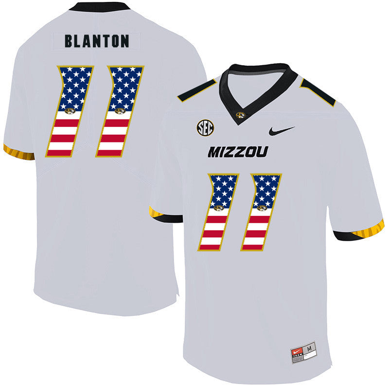Kendall Blanton Missouri Tigers white jersey