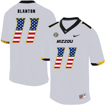 Kendall Blanton Missouri Tigers white jersey
