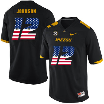 Johnathon Johnson Missouri Tigers black jersey