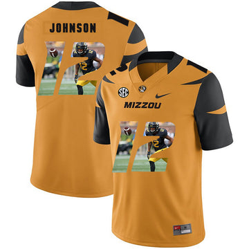 Johnathon Johnson Missouri Tigers gold Fashion jersey