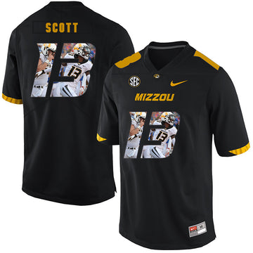 Kam Scott Missouri Tigers black Fashion jersey
