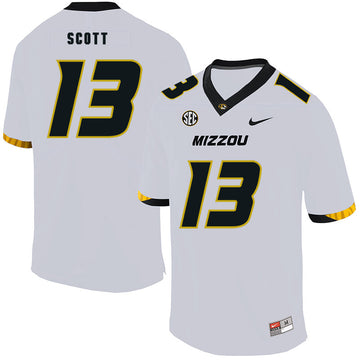 Kam Scott Missouri Tigers white jersey