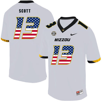Kam Scott Missouri Tigers white jersey