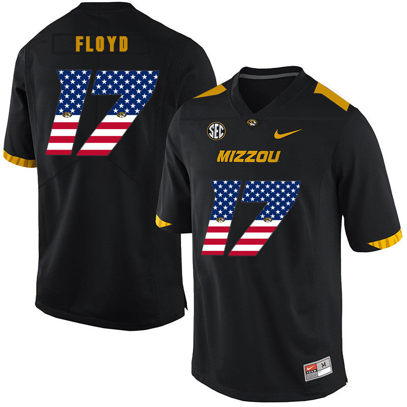 Richaud Floyd Missouri Tigers black jersey