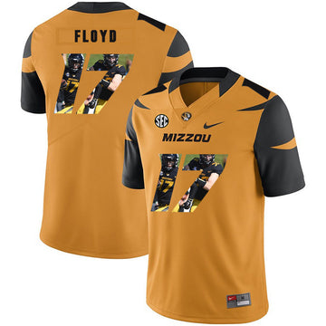 Richaud Floyd Missouri Tigers gold Fashion jersey