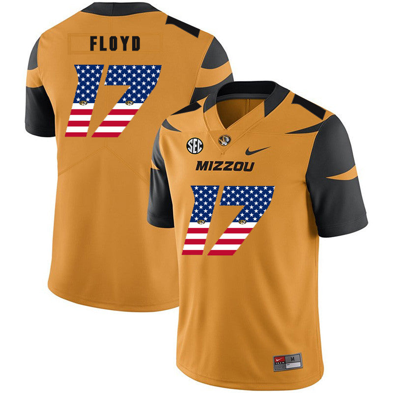 Richaud Floyd Missouri Tigers gold jersey