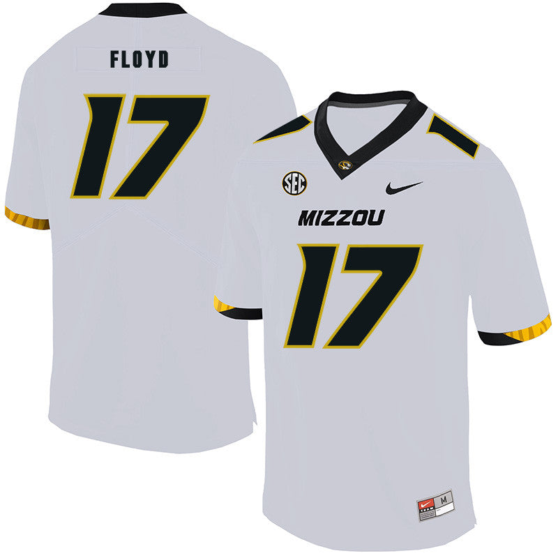 Richaud Floyd Missouri Tigers white jersey