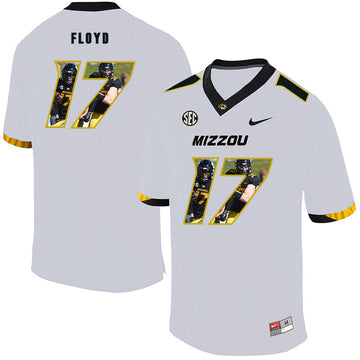 Richaud Floyd Missouri Tigers white Fashion jersey