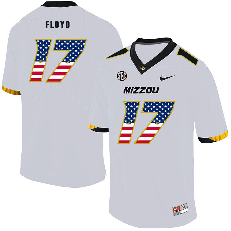 Richaud Floyd Missouri Tigers white jersey
