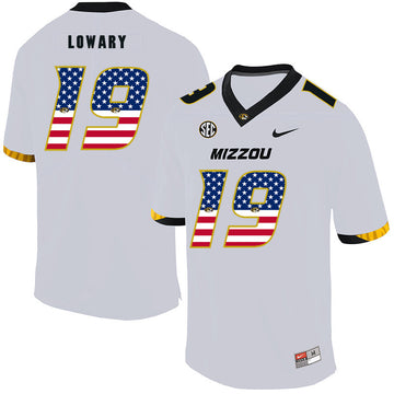Jack Lowar Missouri Tigers white jersey