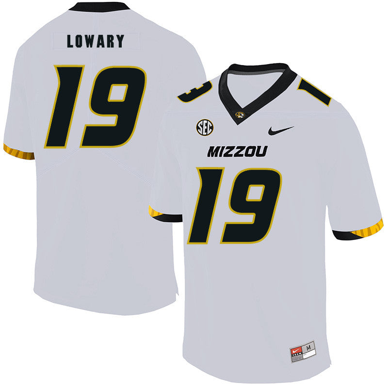 Jack Lowary Missouri Tigers white jersey